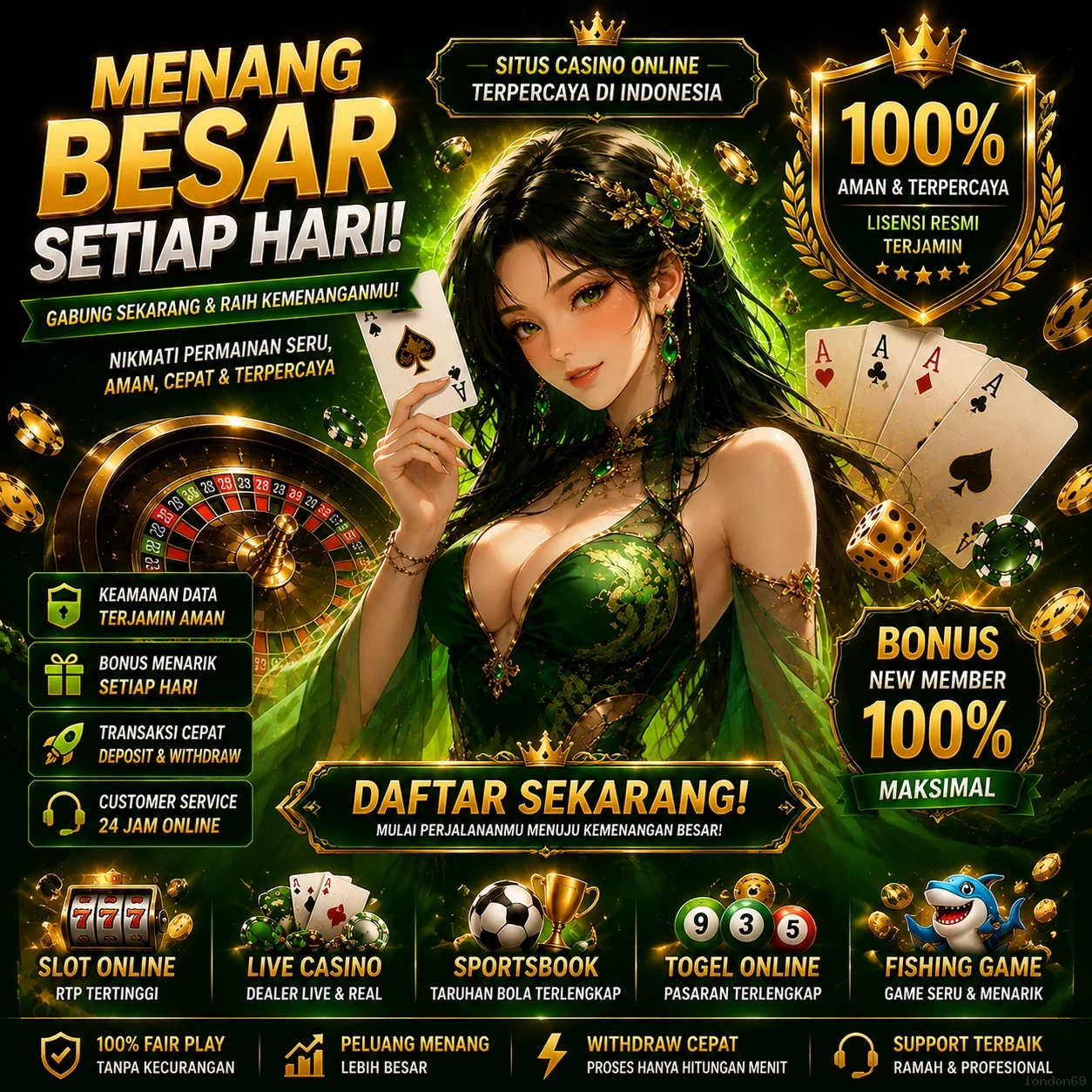 Aplikasi london69 Android